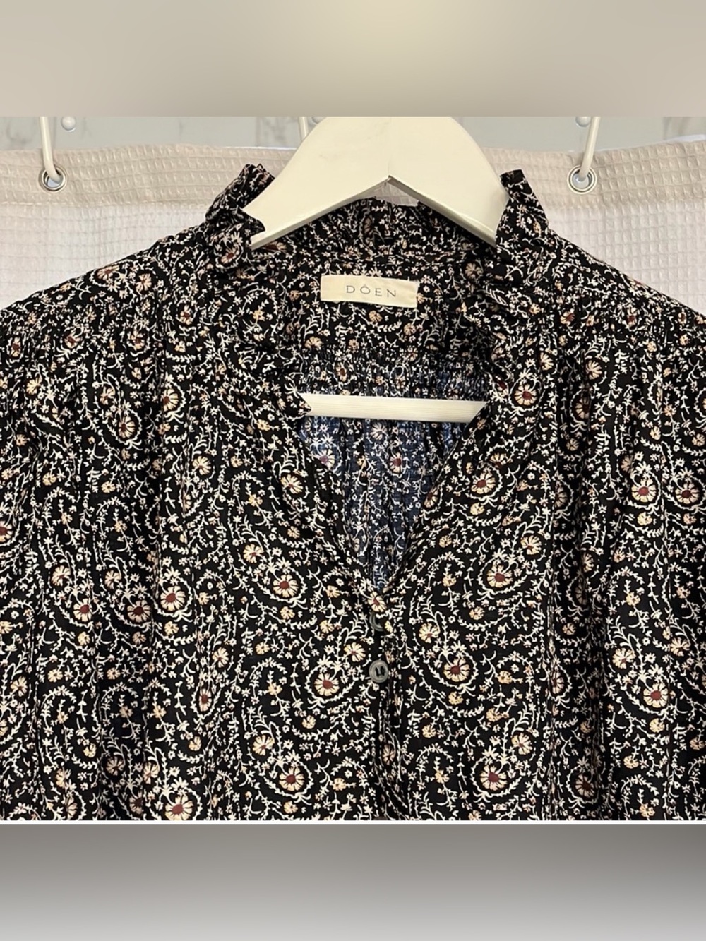 Dôen Rose Top in Botanical Prairie Paisley | Size Small - Picture 2 of 6